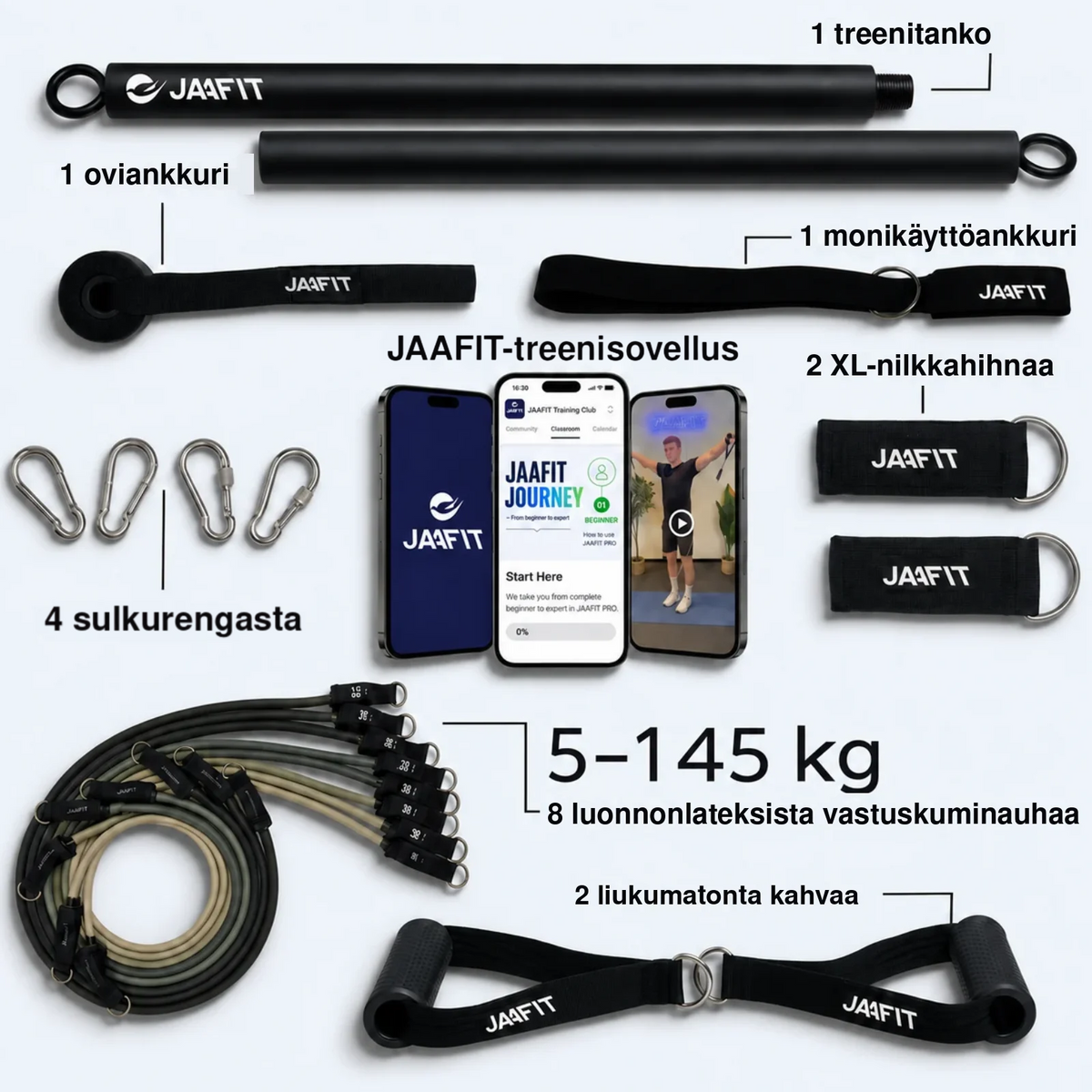 JAAFIT PRO™ Treenausjärjestelmä