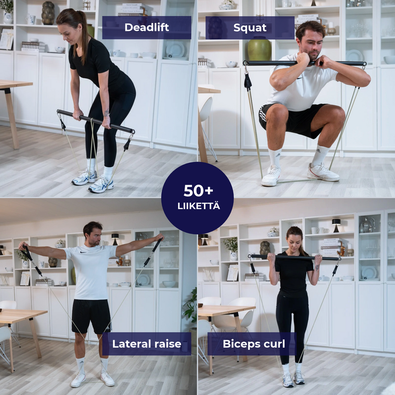Yli 100 lisäharjoitetta