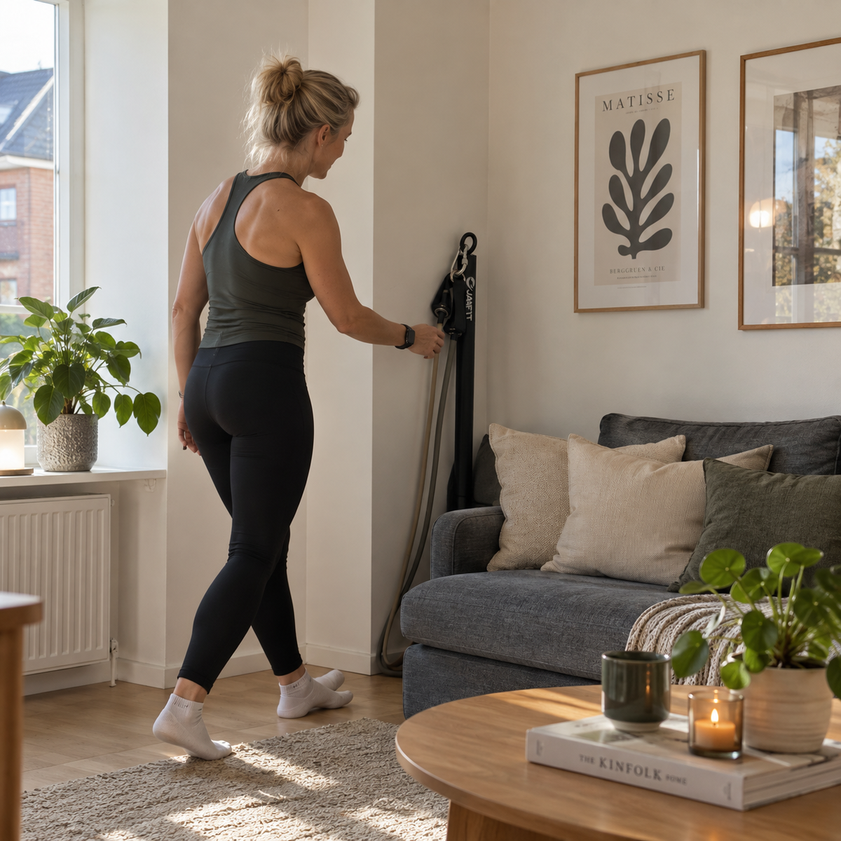 JAAFIT PRO -treeni olohuoneessa